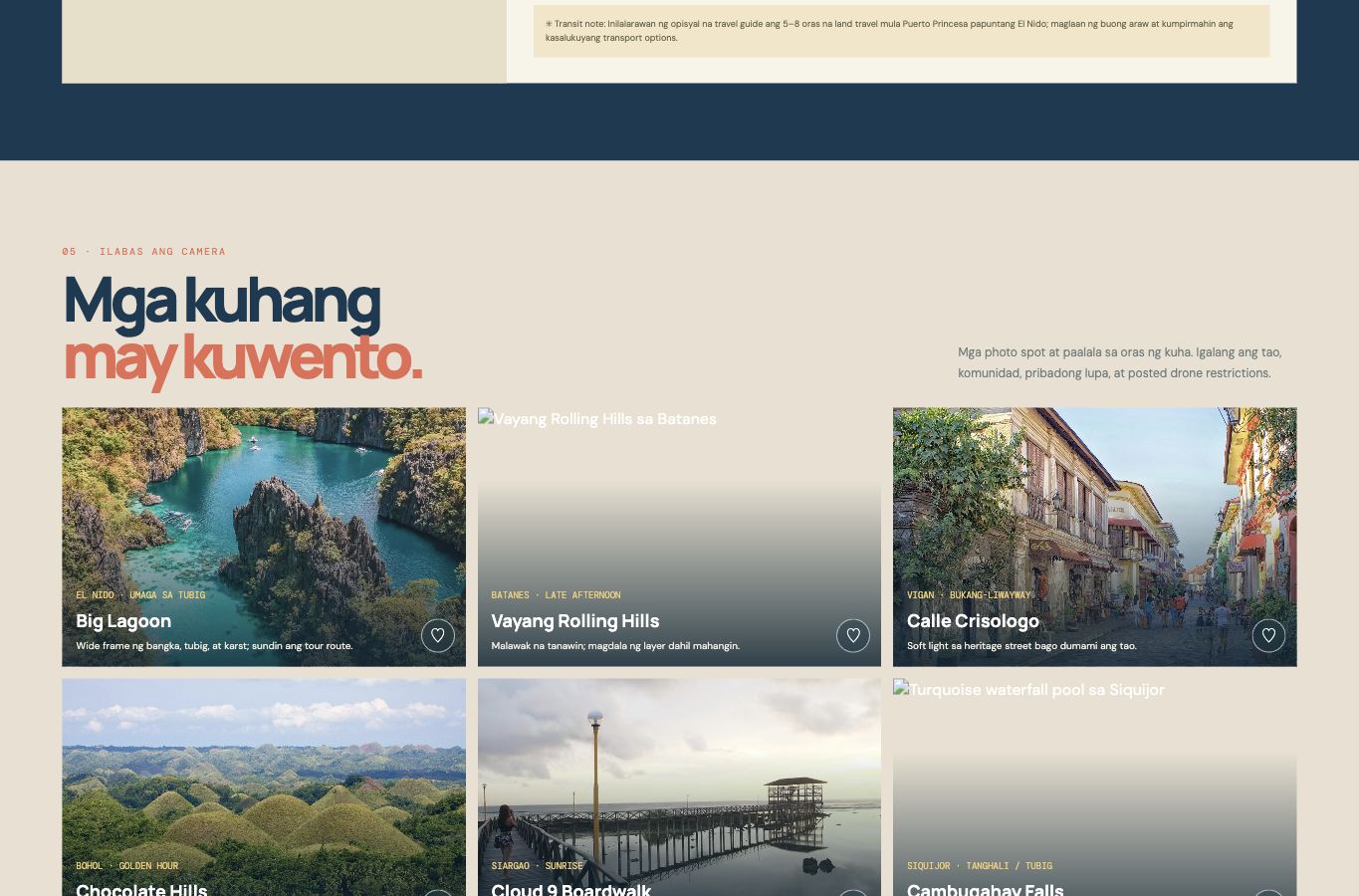 Lakbay LuzViMind website screenshot — 03 · MORE TO EXPLORE