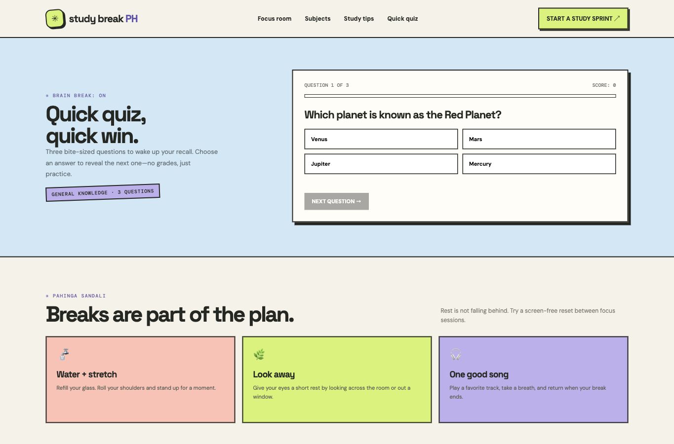 Study Break PH website screenshot — 03 · MORE TO EXPLORE